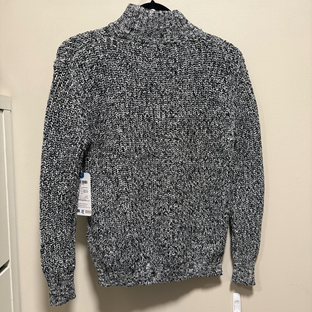 NWT Sporting Life Marled Mock-Neck Sweater XS - Picture 5 of 7